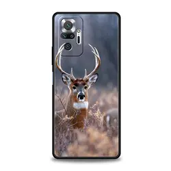 Deer Hunting Camo Phone Case - Black Cover for Note 14Pro Plus (A1)