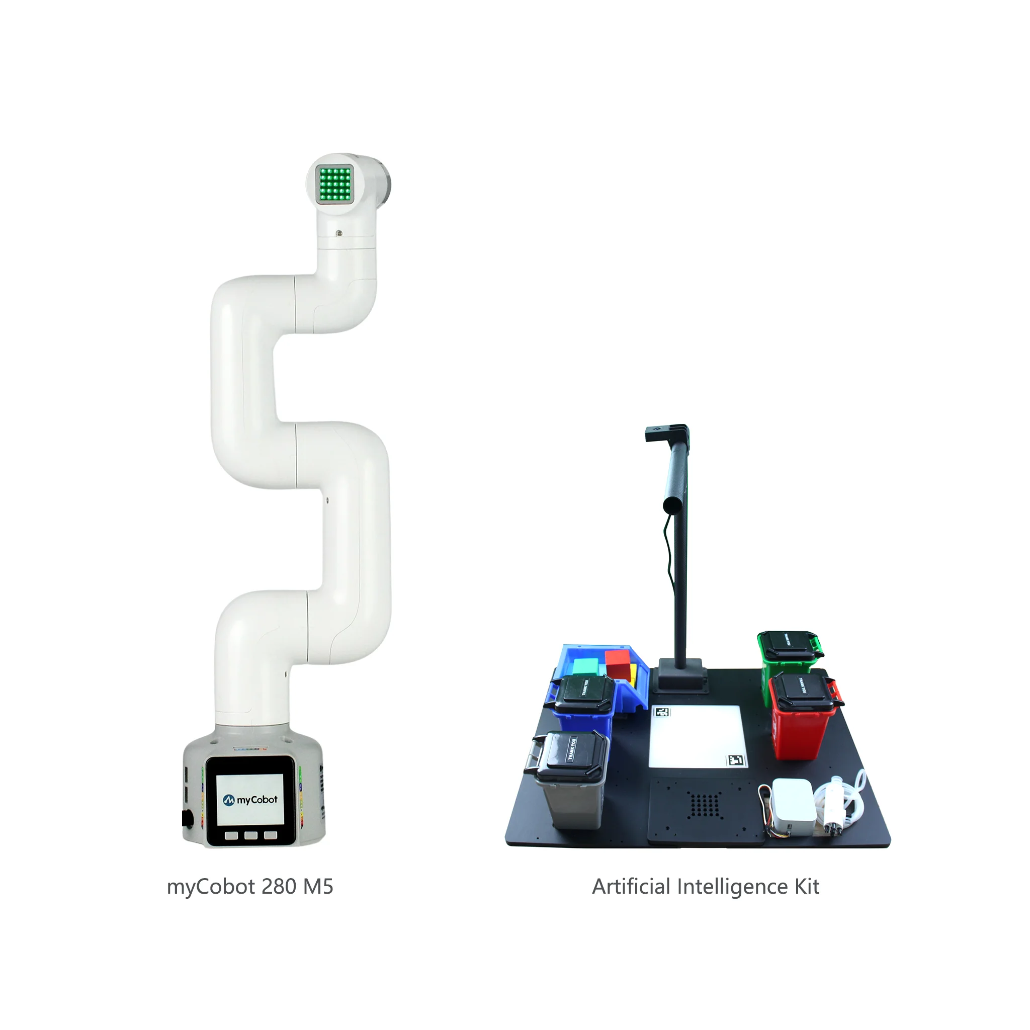 象の乗り物mycobot 280 m5ロボットアーム、人工知能キット6 dof共同