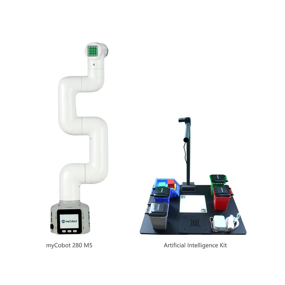 象の乗り物mycobot 280 m5ロボットアーム、人工知能キット6 dof