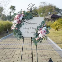 2pcs Wedding Decoration Flowers, Artificial Rose Wreaths,Suitable for Outdoor Decoration,Home Decoration,Wedding Arch Decoration 5