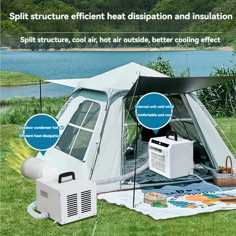 Wire control/remote control split mobile air conditioner portable wall-mounted free-installation camping tent 3000btu 110v/220v 1 Wire control/remote control split mobile air conditioner portable wall-mounted free-installation camping tent 3000btu 110v/220v 1
