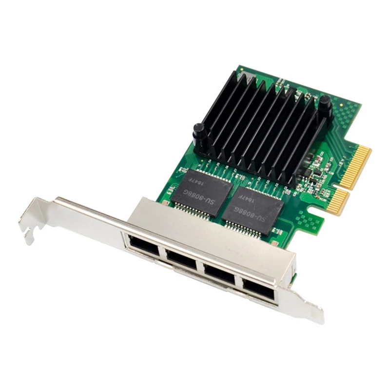 Nhi350am4 Pcie X4 Gigabit Server Network Card 4 Port Network