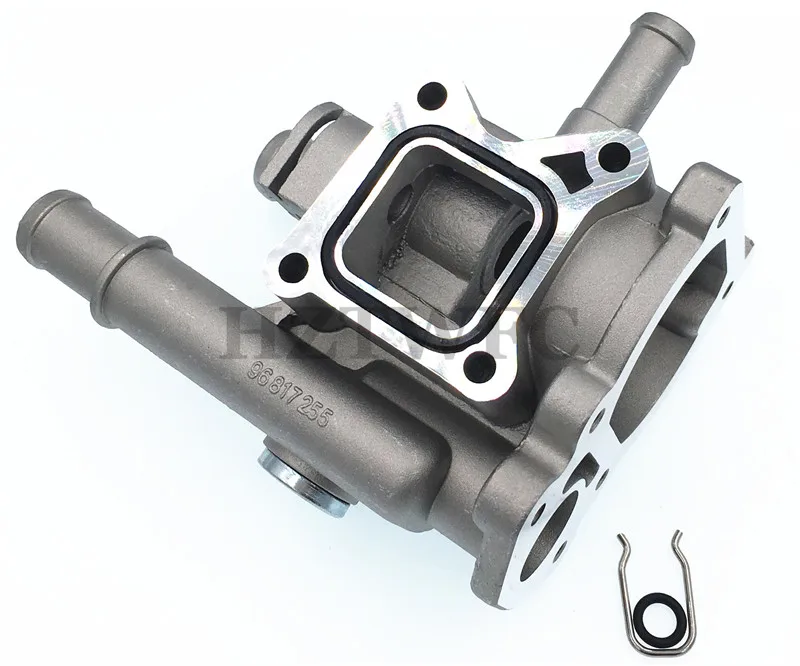 Aluminum Engine Cooling Thermostat Housing Cover For Cruze For Opel Astra Opel Astra Zafira Signum Vectra Chevrolet Aveo