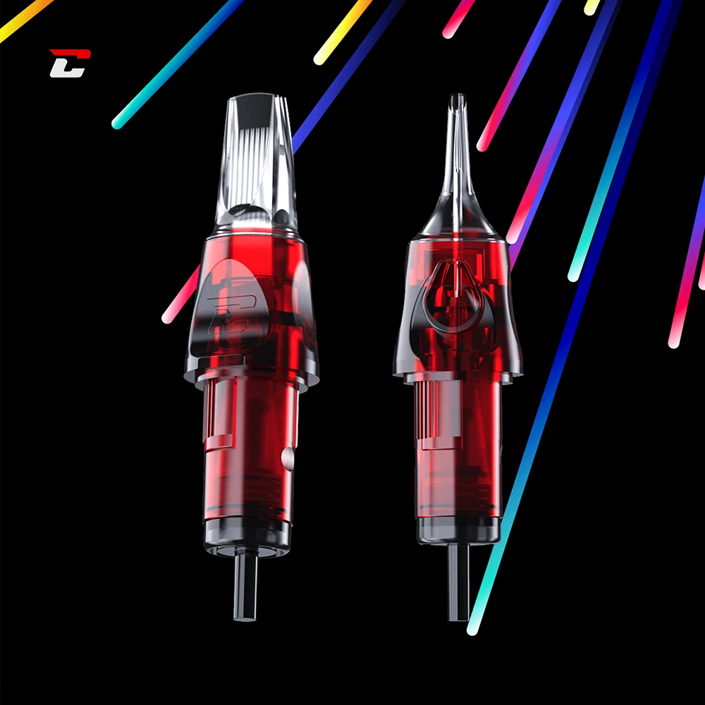 CNC Tattoo Needles Cartridge Disposable Sterilized Safety Needle RS/RL/RM/M1 With Membrane For Tattoo Rotary Machines 20Pcs/Box 4