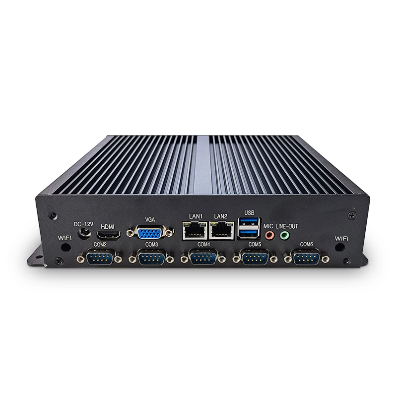 

Мини-ПК без вентилятора BKHD G26, система Pfsense i3 i5 i7, низковольтный ЦП, энергосберегающий компьютер, 2 Lan, 6 COM портов, материнская плата IPC ITX