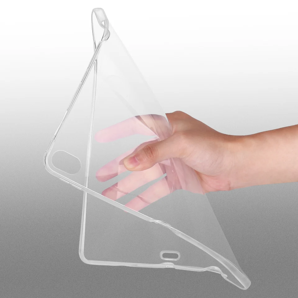 Transparent TPU Silicone Case for Apple iPad