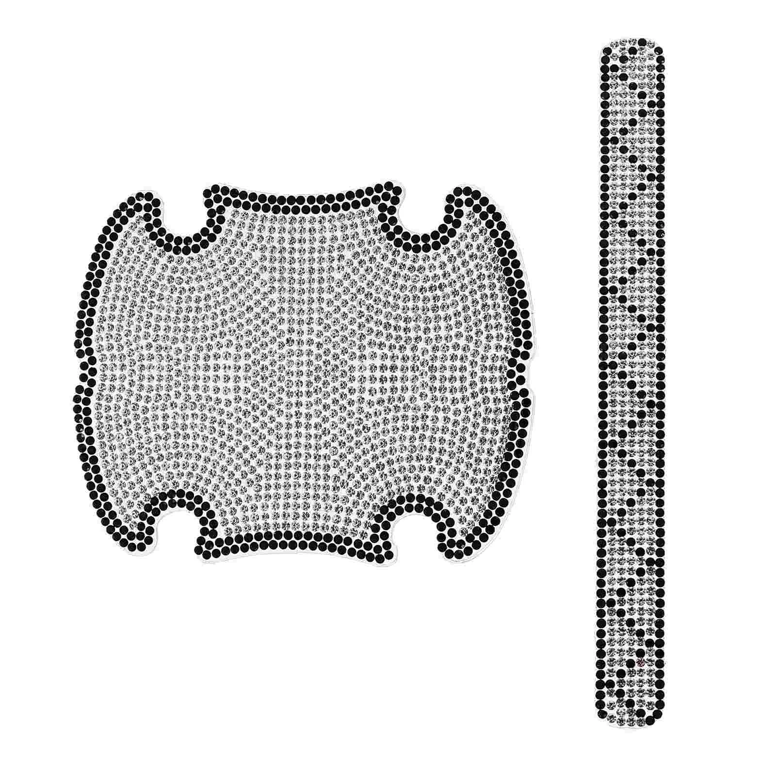 

Door Handle Car Accessories Rhinestone Sticker Bowl Film Protector Auto Supplies Cover Stickers
