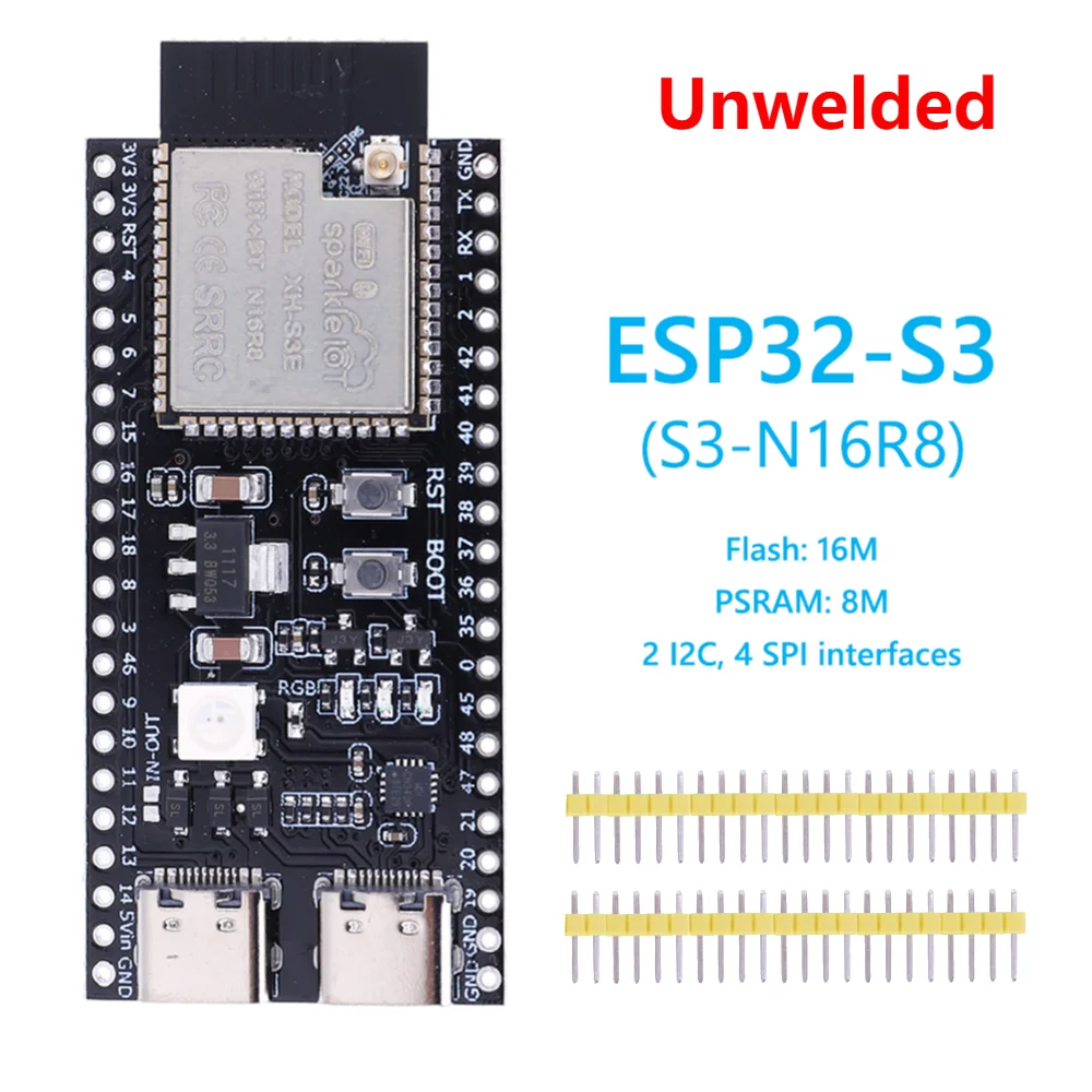 ตัวเลือกสินค้า บอร์ดพัฒนา ESP32-S3 สำหรับโปรเจกต์ IoT