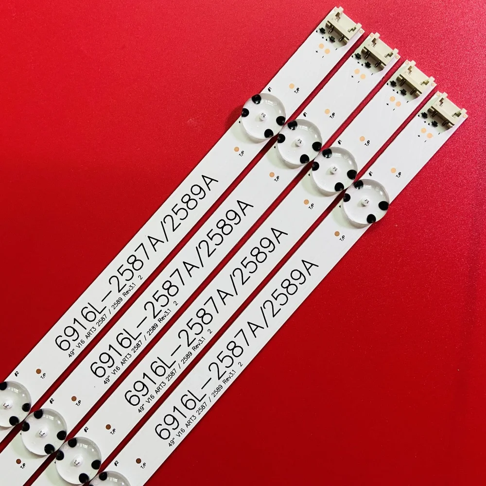 TV LED Array Bars For 49LH615V 49LH615V-ZE 49LH630V-ZJ 49LH6420-NE LED Backlight Strips Matrix Lamps Lens Bands