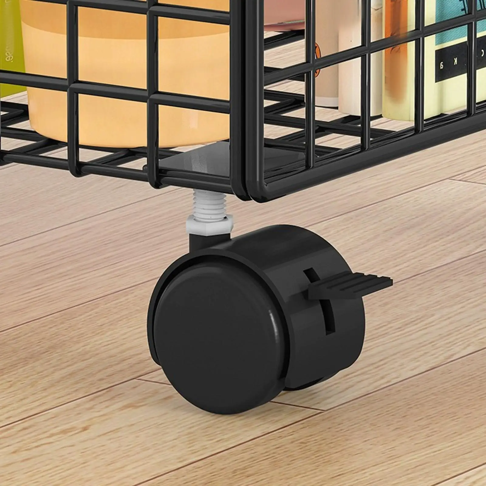 Desk Storage Organizer Box with Wheels for Office, Kitchen, And Kids Room