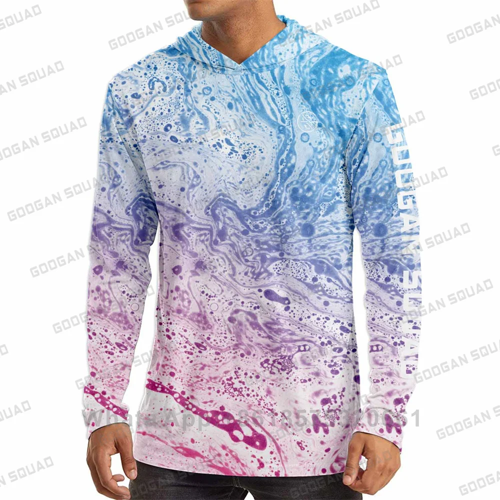 Fishing Gear Men's Fishing Hooded Shirts High Performance Clothing Breathable Comfortable Hoodie Tops