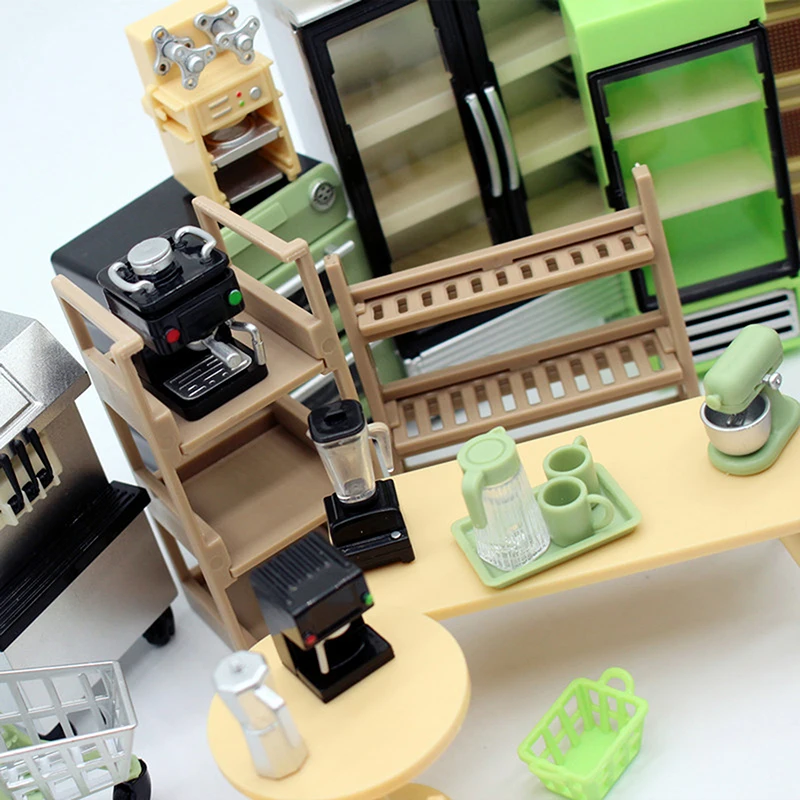 Miniature Dollhouse Juicer and Coffee Machine