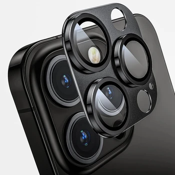 Metal Camera Protector For iPhone 17 ProMax 17Pro 17Air 15 14 16 ProMax Alloy Case Back Lens Tempered Glass Cover Protective Cap 1
