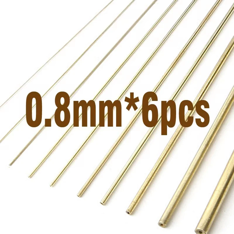 모델 DIY 개조 구리 튜브 황동 막대 0.3mm-2.0mm 모델링 액세서리 Mecha 탱크 총기 취미 업그레이드 액세서리