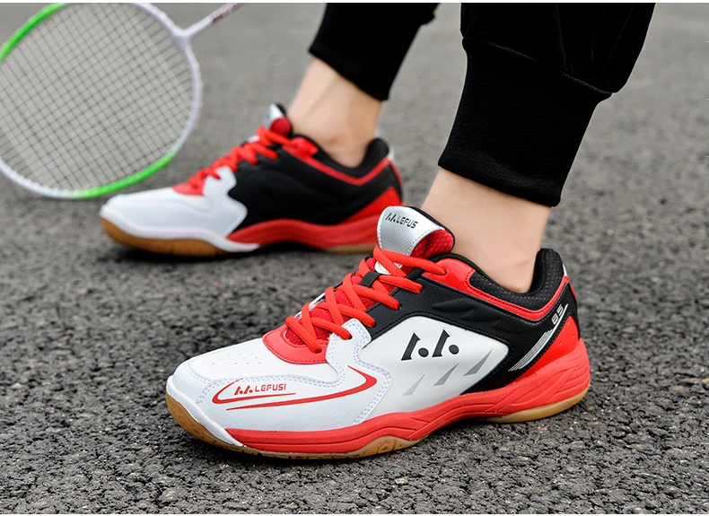Description Picture 3 of itemMen Badminton Shoes Wear Resistant Sneakers Training Outdoor Table Tennis Shoes High Quality Casual Original Volleyball Shoes