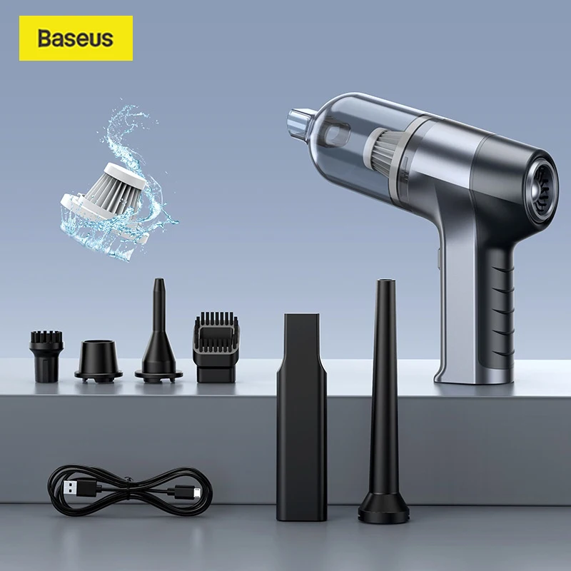 BaseusBrushlessCarVacuumCleanerWirelessWetAndDryHighPower