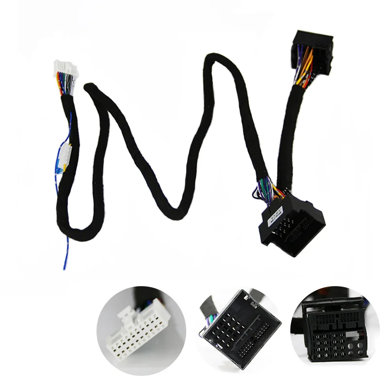 5# Car DSP Amplifier Cable For VW Passat GTI Jetta CC Seat Skoda Audi A3 S3 A4 S4 RS4 BMW 3 5 Series M3 X5 Wiring Harness Socket