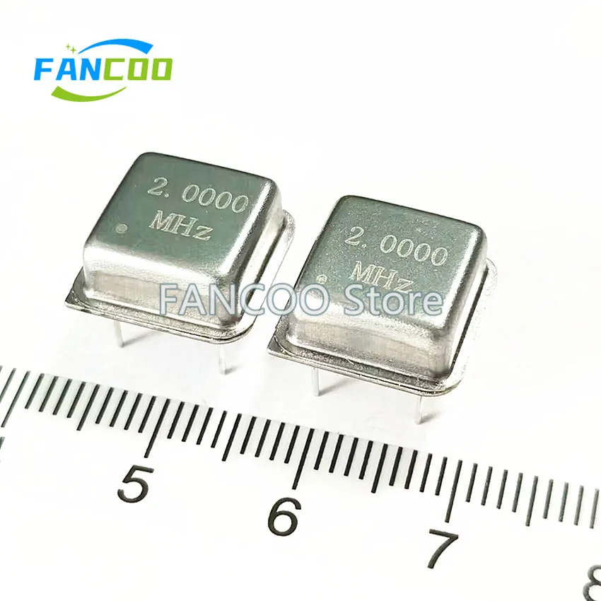 5PCS 2M 2MHZ 2.000M 2.000MHZ Half size 3.3v 5v CRYSTAL CLOCK OSCILLATOR OSC DIP-4 2.000 2M 2MHZ crystal oscillator