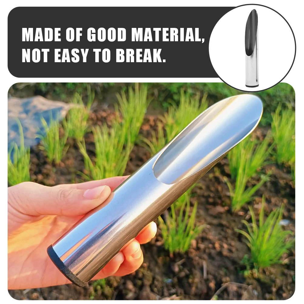 Tool Garden Bucket Plants Bonsai Soil Scoops Large Silver Stainless Steel Houseplant