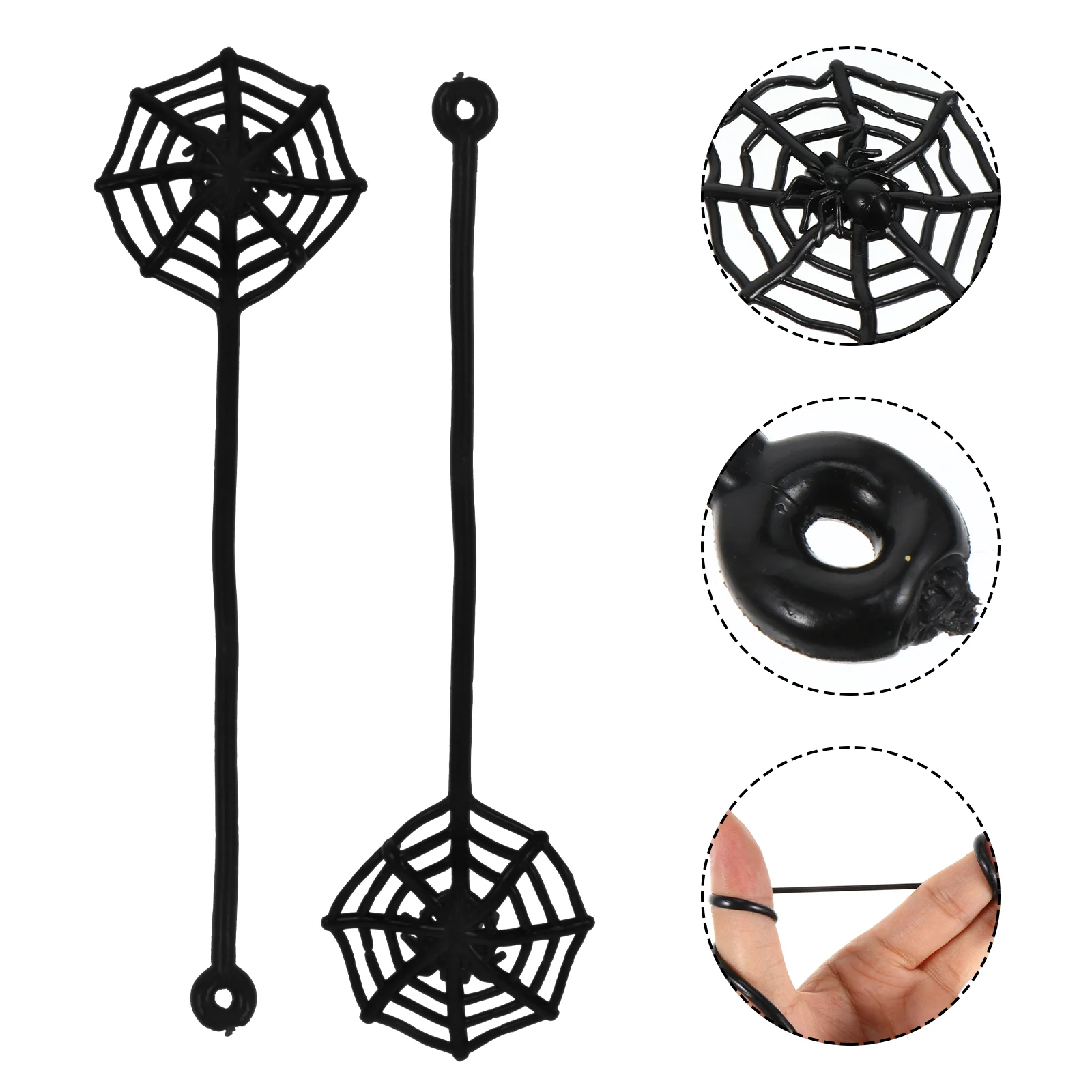 

20 Pcs Telescopic Viscous Spider Web Child Kids Toy Halloween Party Favors Kids Toys Gifts