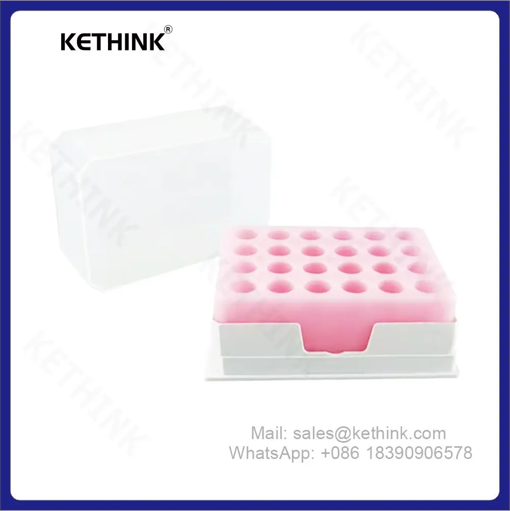 NEW KETHINK KT-PCR-96 Lab Use PCR Plate Cooler PCR Low Temperature Indicator Ice Box