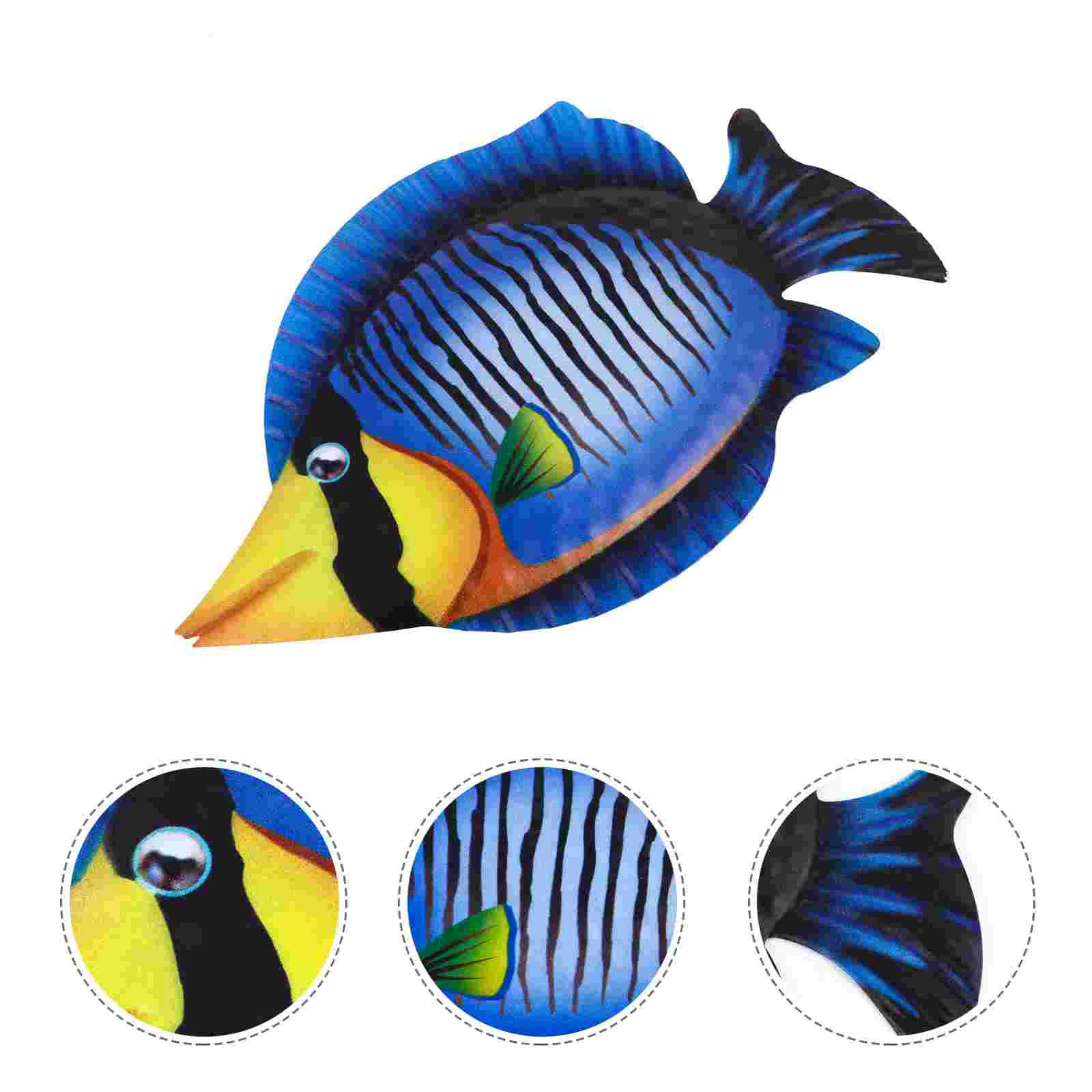 

Sea Life Wall Decor Wrought Iron Fish Hanging House Decorations Home Decorative