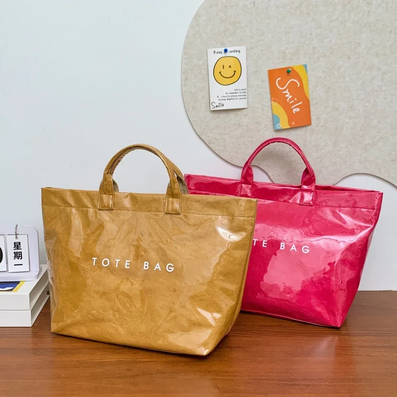 Women's Tote Bags New Solid Color Bag Simple Outdoor Leisure Large -capacity Bag Work Commuter Сумка Женская 2025 Тренд Bolsos - 4
