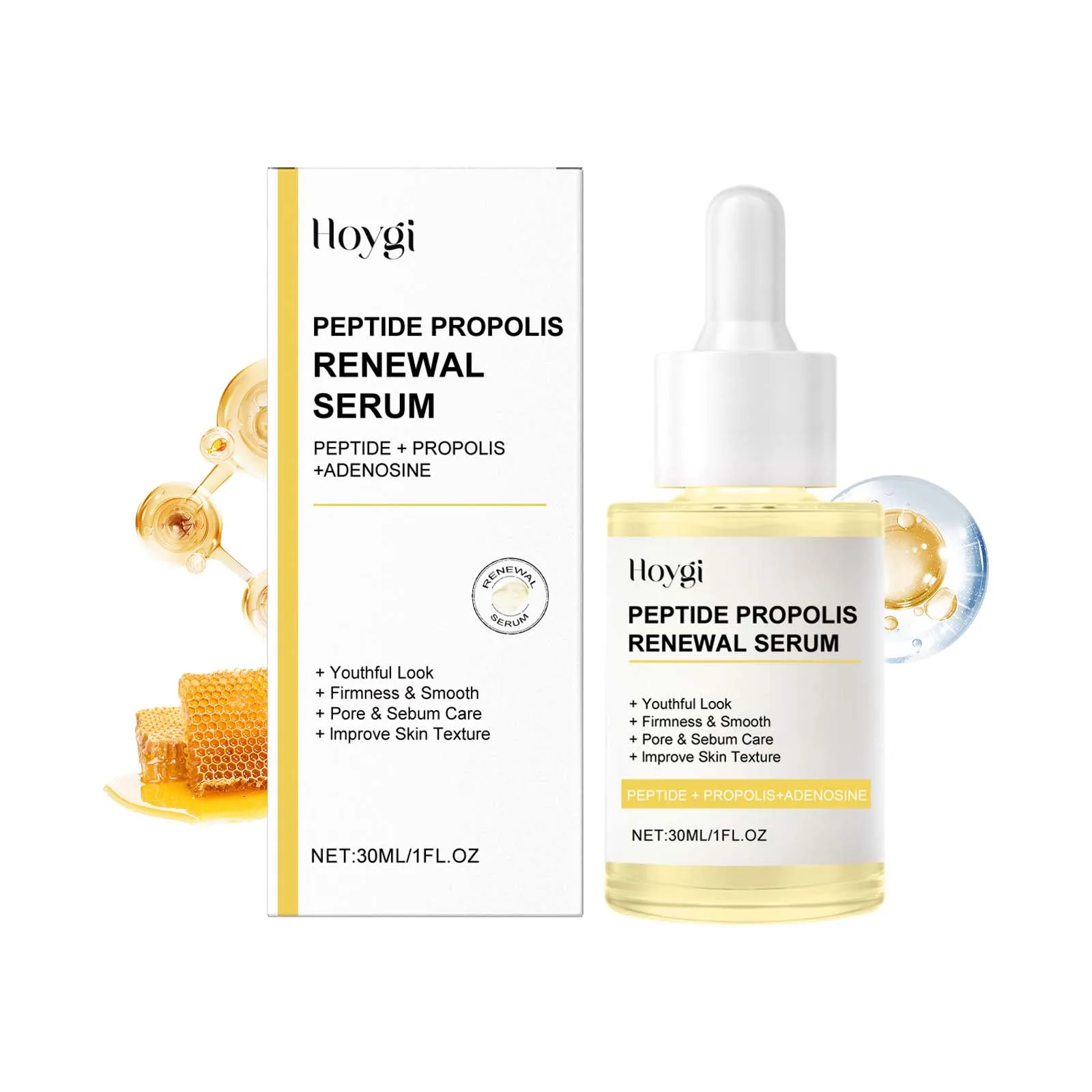 Peptide Propolis Face Serum Reduce Dryness Firming Lifting Anti Redness Renewal Smoothing Nourishing Repair Damaged Skin Essence 2