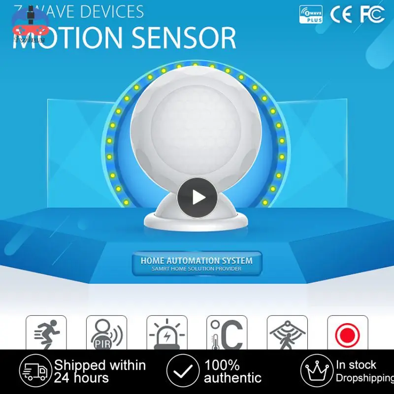 

Датчик движения Z-wave Plus PIR с датчиком температуры, детектор движения человеческого тела, Европейская система сигнализации 868,4 МГц, автоматизация