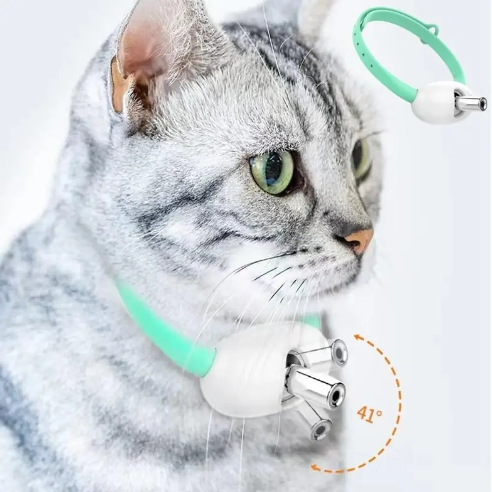 Automatic Cat Laser Toy Pet Supplies Electric Intelligent LED Necklaces with LED Light Led Cat Collar for Cat Accessories