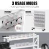 LEADLOONG Transparent Parts Bin 6/24pcs 13.5x10.5x7.6cm/5x4*3inch Classified Storage Box In Maintenance Workshop Garage Tool Bin 2