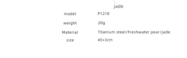 Edelstahl Jade Anhänger Halskette Frauen Halsband Perlenkette Nähte Halsketten Edelstahl Kette Modeschmuck – Detail 3