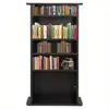 Media Storage Cabinet Game DVD Movie Tower Stable Organizer Stand Shelves 1