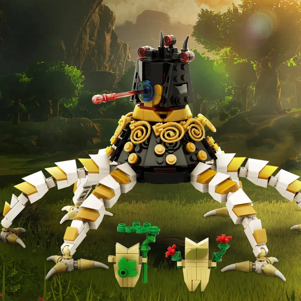 Breath Of The Wild Guardian Of Zelda Building Block Game Multi Foot Monster Brick Toys Regalo Di Natale Di Compleanno Per Bambini