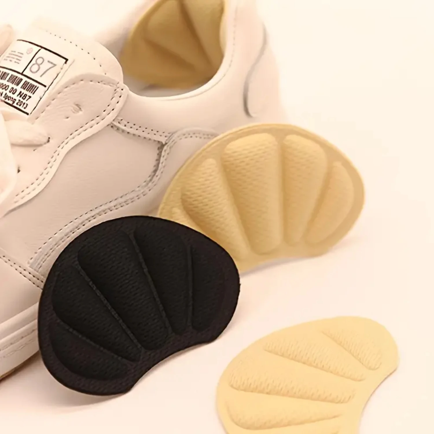 Heel Sticker for Reducing Shoe Size, Anti-abrasion Half-Size Heel Pad-Prevents Pain and Blisters, Comfortable and Durable Padd