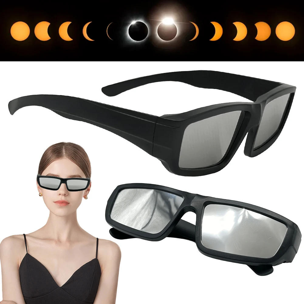 1/2/3/5 Pack Solar Eclipse Glasses Meets ISO 12312-2:2015(E) Standards Safe Shades for Direct Sun Viewing