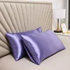 100% Silk Pillowcase Pillow Cover Silky Satin Hair Beauty Pillowcase Comfortable Pillow Case Home Decor Pillow Covers. 3