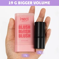 Vegan Cruelty-Free Big Volume Cream Blusher Highlighter Long Lasting High Pigment Face Blush Lip And Cheek Tint Balm Blush Stick 2