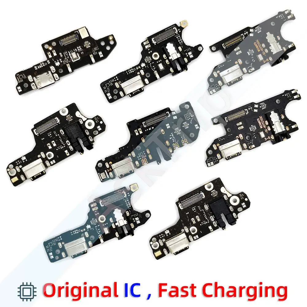 

Aiinant Bottom Charging USB Date Dock Microphone Charger Flex Cable For Xiaomi Redmi Note 9 9A 9C 9T 9T 4G 5G Pro Phone Parts