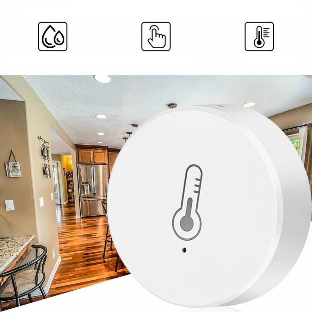

1Pcs DC3V Sensor Wireless Temperature And Humidity Sensor Home App Voice Control Works For Tuya Home System