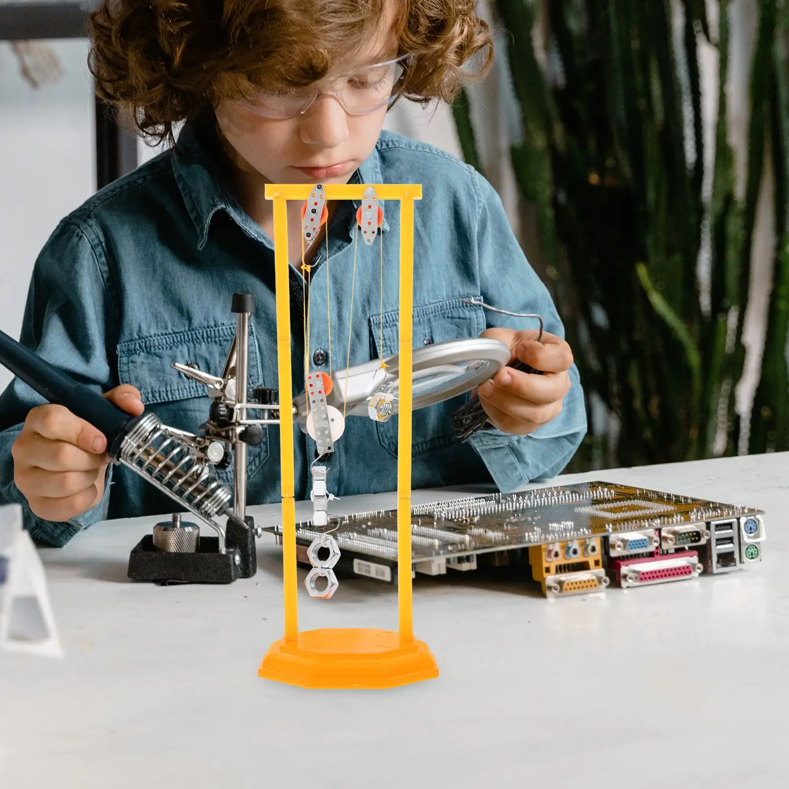 Pulley Block Physics Experiments Pulley Kit Kids STEM Kit Physics Educational Science Experiment Plastic Gears