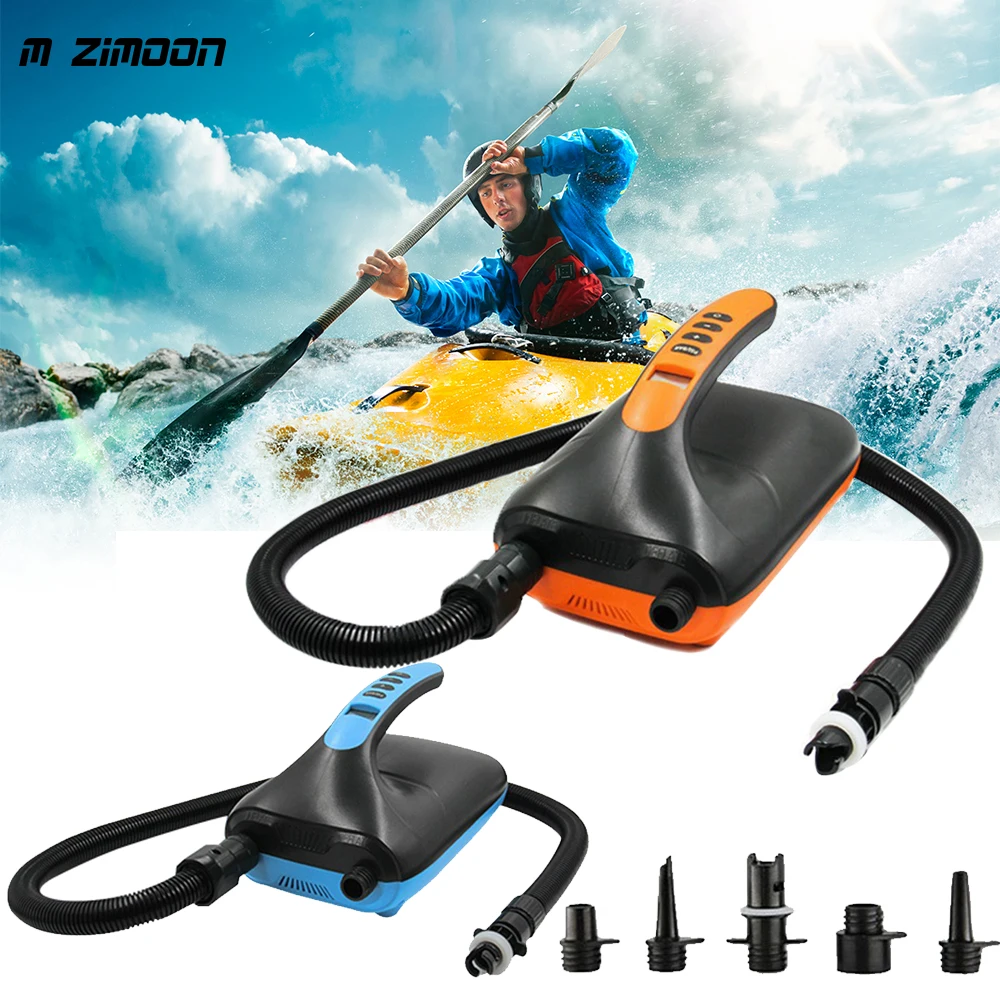 

20PSI SUP Electric Air Pump With 6pcs Nozzles Portable Inflatable Pump For Paddle Board Water Sports Inflation Pump Outdoor Tool