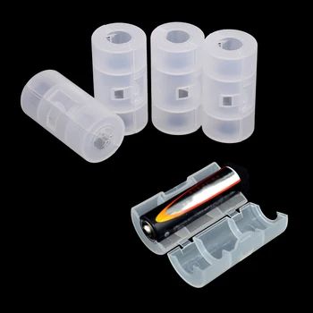 4 pezzi/set batteria AA per custodie di dimensioni C adattatori per scatole convertitore supporto commutatore