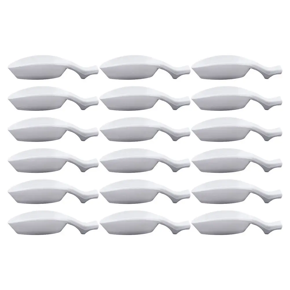 20Pcs 플라스틱 잉크 저장 접시 서예 브러시 스탠드 중국 서예 및 그림 도구용 색상 변조 플레이트