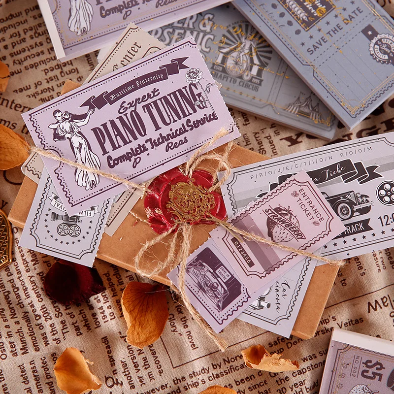 50 ��/�� Old Time ��Ʈ�� Ƽ�� �ø��� �ڱ� ���� �޸� �е� ��ƼĿ �޸� �б� �繫��ǰ �޸��� ��