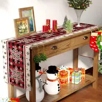 Christmas Table Runner Table Flag Christmas Decoration Home Table Setting Dining Vintage Wedding Family Party Christmas Placemat 4