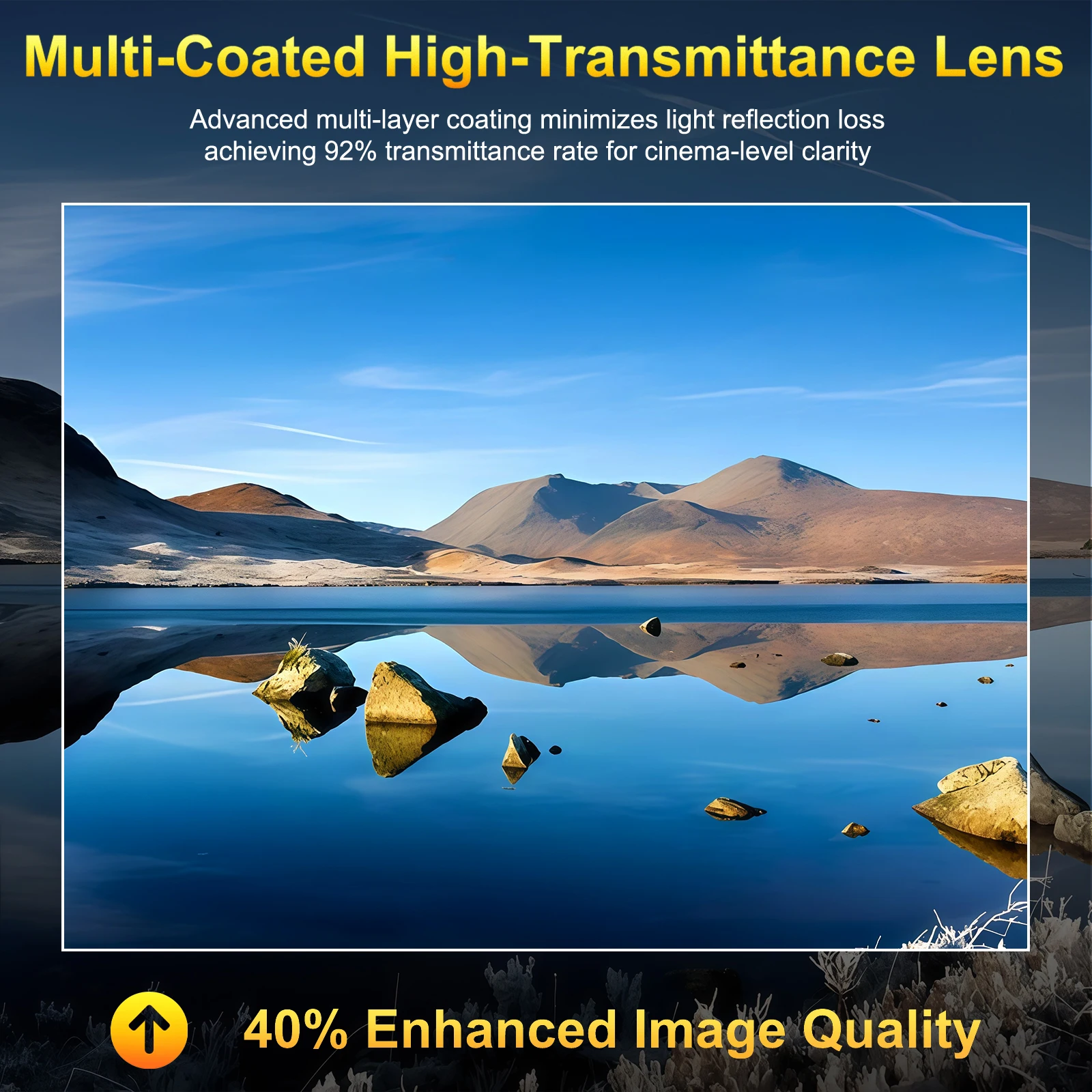 HY260 Pro Projector 330 Ansi Supperted 4K Android 11 Wifi6 BT5.4 Auto Focus Voic