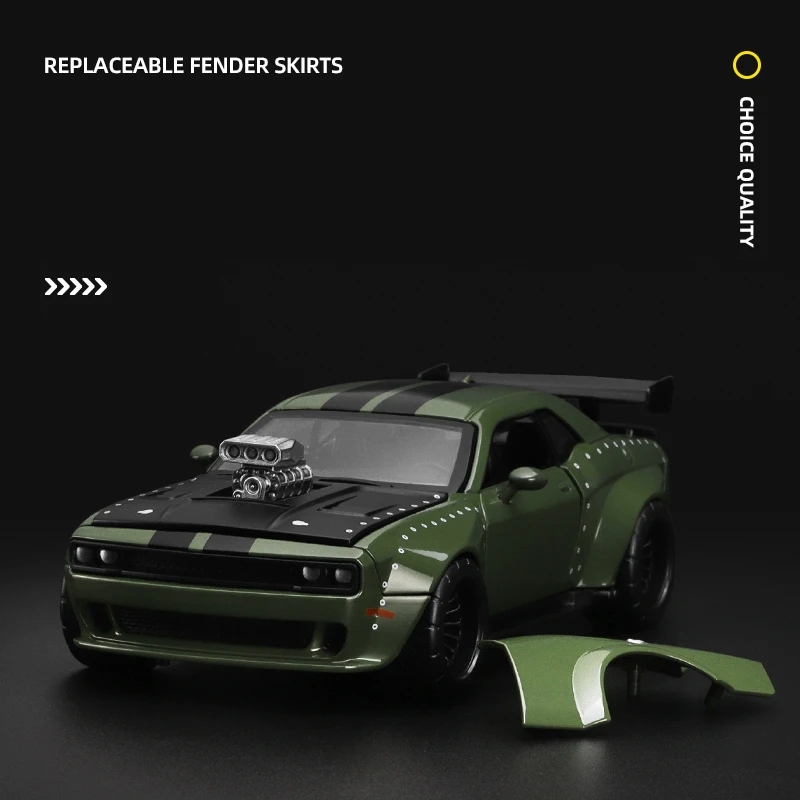 CCA クールシックオート 1/36 ダッジチャレンジャー SRT