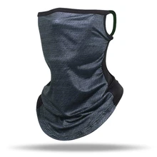  2022 Outdoor Ice Silk Scarf Neck Fishing Mask Windproof Mesh Hanging Ears Sunscreen Comfortable Sports Unisex Hiking Riding Mask 