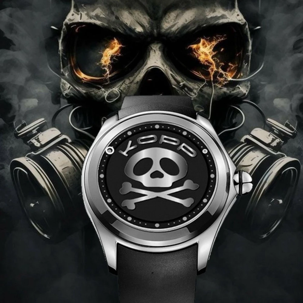 

Luxury Automatic Watch Skeleton Watches Men 46mm Bubble Glass Punk Mechanical Wristwatches Skull Ball Dial Clocks KAFYASE 2023